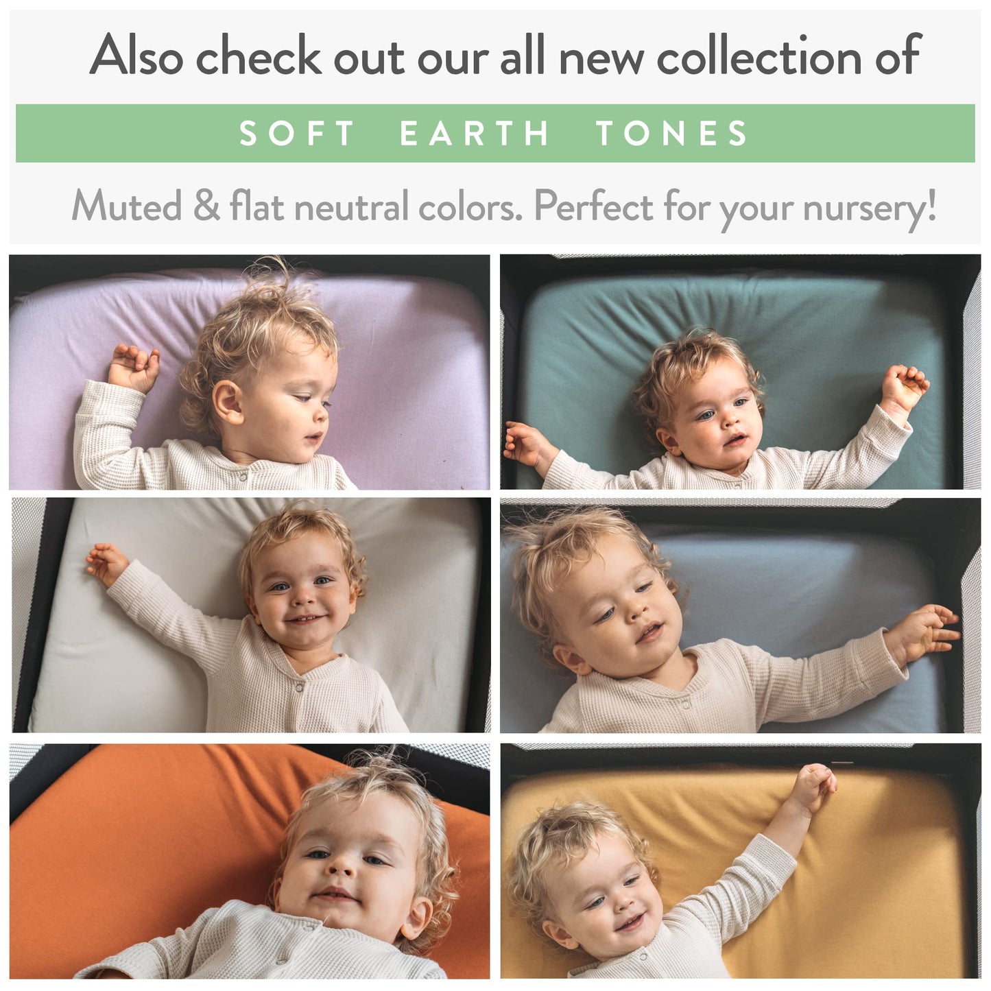 Pack and Play Sheets Fitted – Compatible with Graco Pack n Play Playard Crib and Other 27 x 39 Inch Playpen Mattress – Snuggly Soft 100% Jersey Cotton – Light + Dark Sage Green – 2 Pack