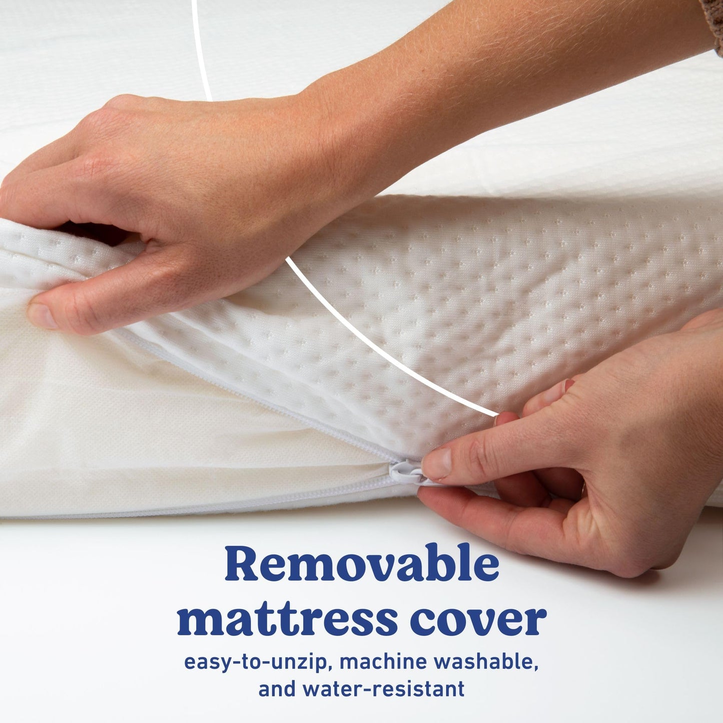 Graco Premium Crib & Toddler Mattress – GREENGUARD Gold Certified, CertiPUR-US Certified Foam, Machine Washable Cover with 100% Waterproof Surface, Fits Standard Full Size Baby Crib and Toddler Bed