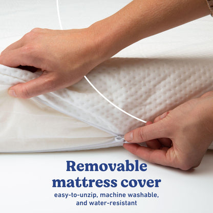 Graco Premium Crib & Toddler Mattress – GREENGUARD Gold Certified, CertiPUR-US Certified Foam, Machine Washable Cover with 100% Waterproof Surface, Fits Standard Full Size Baby Crib and Toddler Bed