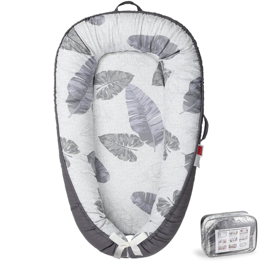 BUTOA Baby Lounger - Breathable & Soft Baby Nest, Portable and Lightweight Tummy Time Lounger for Home and Travel, Ideal Newborn Babies Essentials Baby Shower Gifts