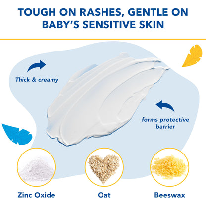 Triple Paste Diaper Rash Cream and Spatula Bundle - 16 oz Zinc Oxide Ointment and Spatula Treatment, Soothe and Prevent Rash with a Pediatrician-Recommended Hypoallergenic Formula
