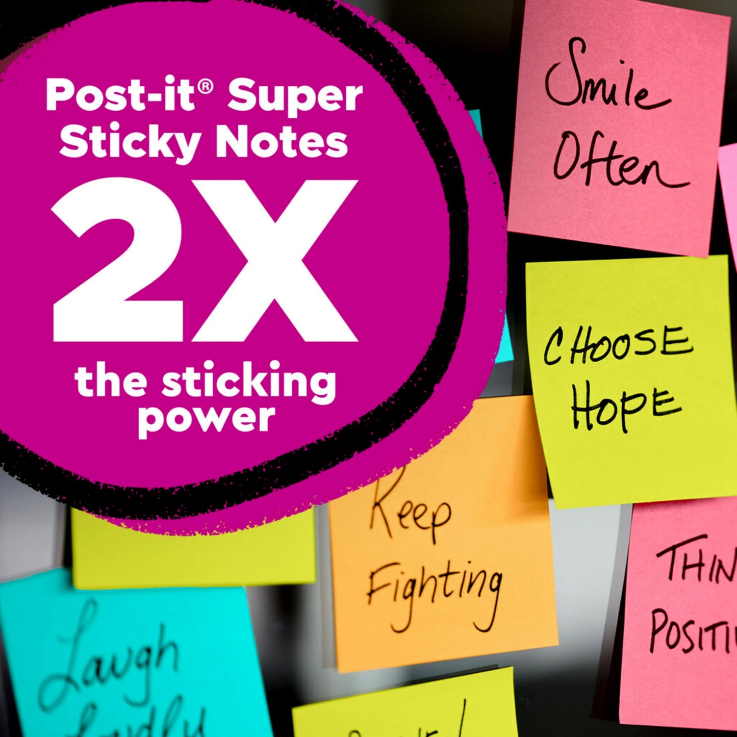 Bundle of Post-it Super Sticky Notes, 24 Sticky Note Pads, 3 x 3 in, Supernova Neons + Post-it Super Sticky Easel Pad, 25 in x 30 in, White, 30 Sheets/Pad, 2 Pads/Pack Self Stick Flip Chart Paper
