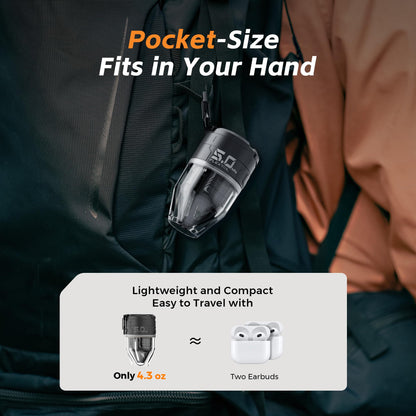 FLEXTAILGEAR Air Pumps for Inflatables Max Pump 3, 5Kpa Portable Air Pump, 500L/min Air Mattress Pump with Camping Light, Electric Pump for Inflatable Pillows Swim Rings Air Mattresses Air Bed Boats