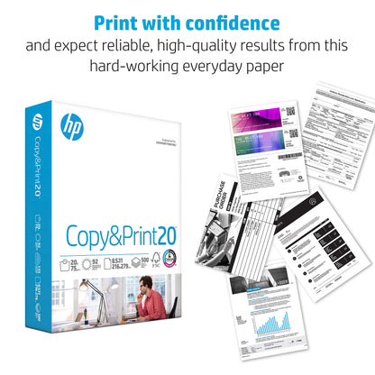 HP Printer Paper | 8.5 x 11 Paper | Copy &Print 20 lb | 1 Pallet - 40 Case - 200,000 Sheets | 92 Bright | Made in USA - FSC Certified | 200060P