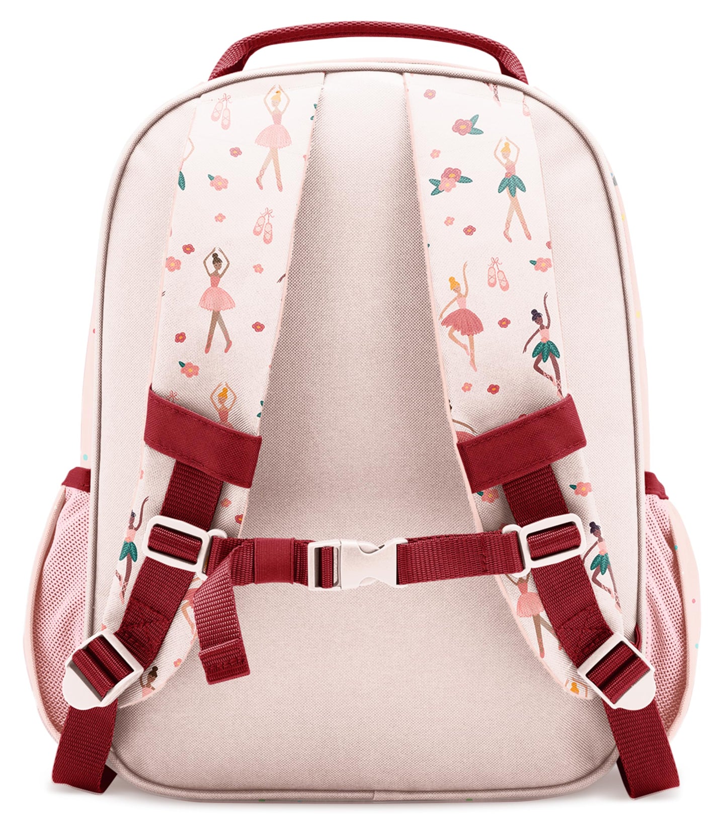 Simple Modern Medium Toddler Backpack for School Girls and Boys | Kindergarten Elementary Kids Backpack | Fletcher Collection | Kids - 15" tall | Pink Ballerina