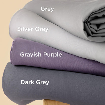 Bedsure Duvet Cover King Size - Soft Double Brushed Bedding Set for Kids & Adults, Zipper Closure, 3 Pieces, Includes 1 Duvet Cover (104"x90") & 2 Pillow Shams, NO Comforter, Grey